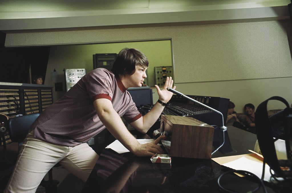 Brian Wilson during the Pet Sounds sessions